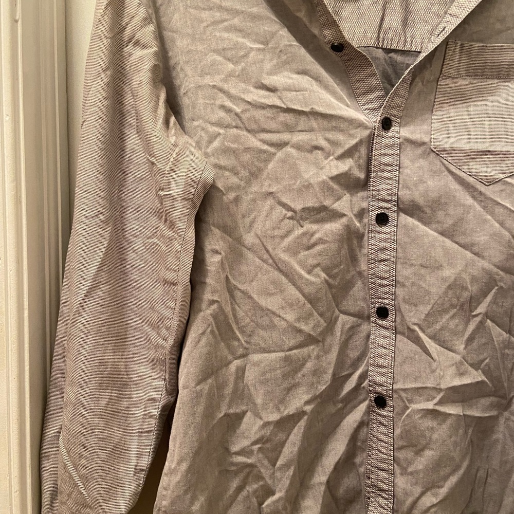 Diesel Button Down Shirt Patchwork Small - image 4